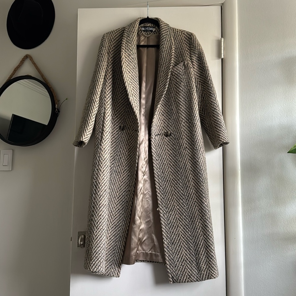 Vintage BillyCoat 100% Wool Trench Coat